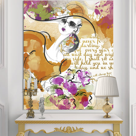 Spring Time In Paris - Fashion Gallery-wrapped Canvas