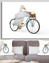 Riding Bikes - Modern & Contemporary Gallery-wrapped Canvas