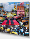 Pacific Paradise Motel 1 - Modern & Contemporary Canvas Artwork