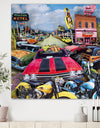 Pacific Paradise Motel 1 - Modern & Contemporary Canvas Artwork