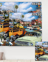 Pacific Paradise Motel 2 - Modern & Contemporary Premium Canvas Wall Art