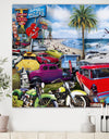 Surfside Motor Court 1 - Modern & Contemporary Canvas Wall Art