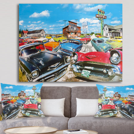 The Tri Five - Modern & Contemporary Canvas Art Print