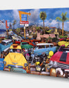 Malibu Surf Bar - Modern & Contemporary Gallery-wrapped Canvas