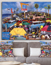 Malibu Surf Bar - Modern & Contemporary Gallery-wrapped Canvas