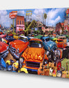 Sea Surf Drive Inn - Modern & Contemporary Canvas Artwork