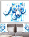 Blue Tears - Cottage Premium Canvas Wall Art