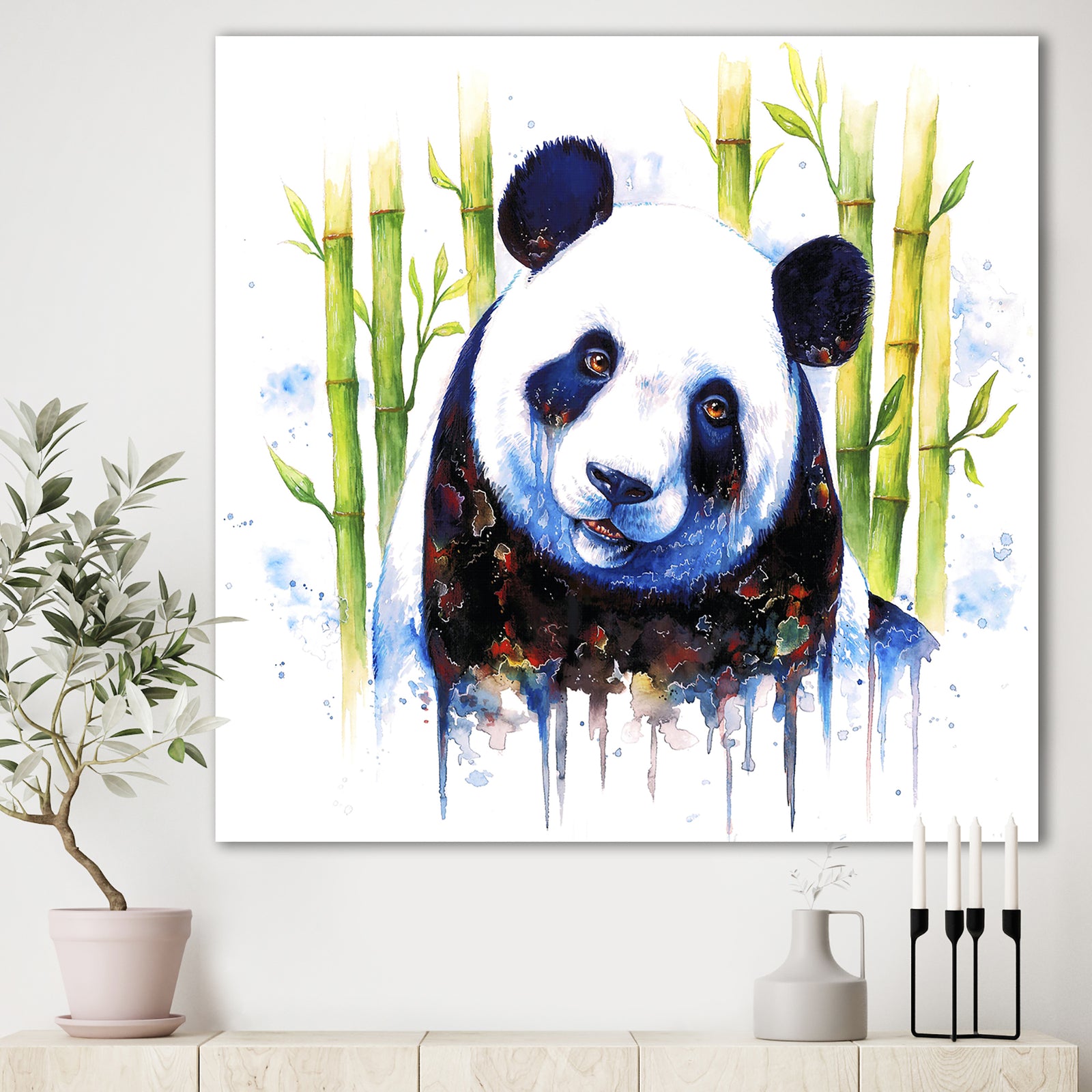 Blue Ashes - Cottage Gallery-wrapped Canvas