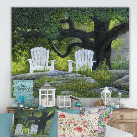 Summer Shade - Farmhouse Canvas Artwork