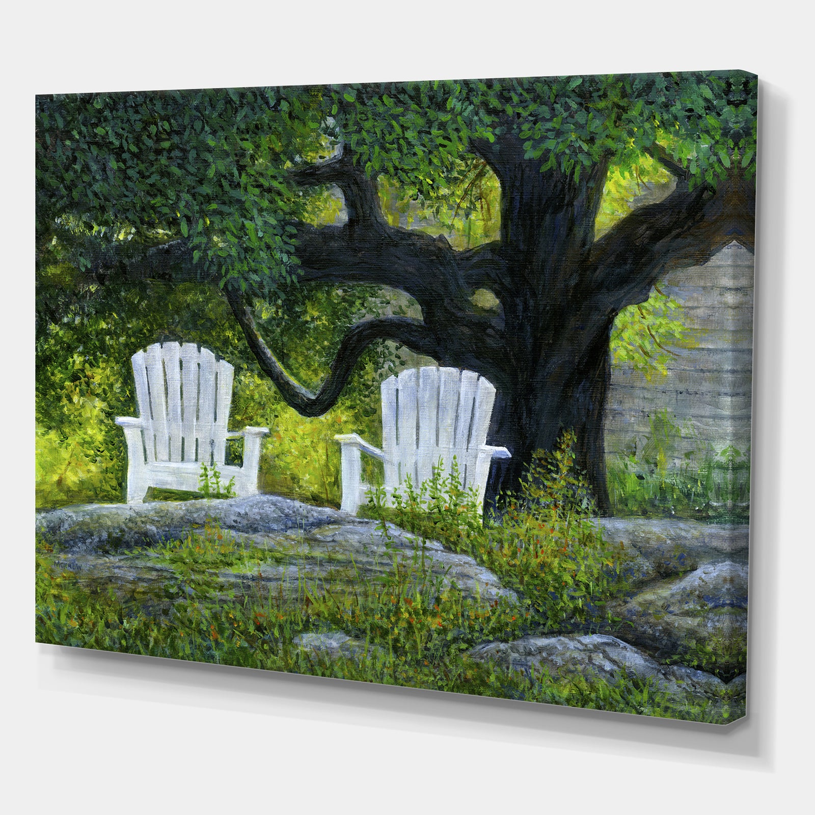 Summer Shade - Farmhouse Canvas Artwork