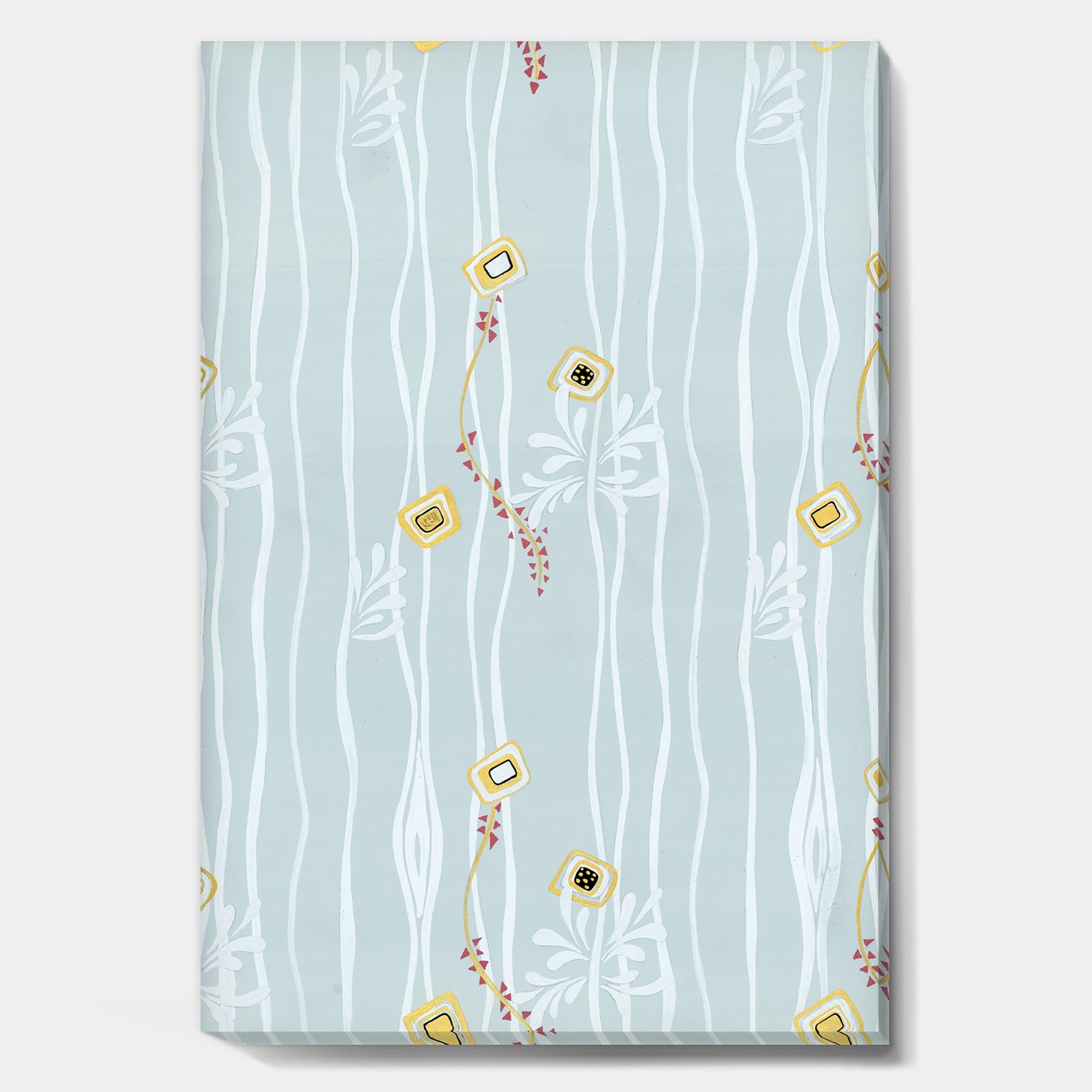Yellow Kites in The Meadows - Cottage Canvas Wall Art