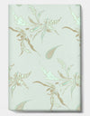 Sage Flowers - Cottage Gallery-wrapped Canvas