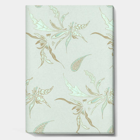 Sage Flowers - Cottage Gallery-wrapped Canvas