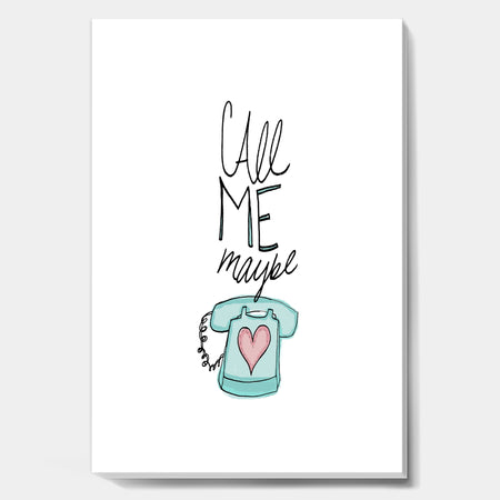 Call me maybe - Cottage Canvas Art Print