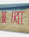 Be Free - Cottage Canvas Wall Art