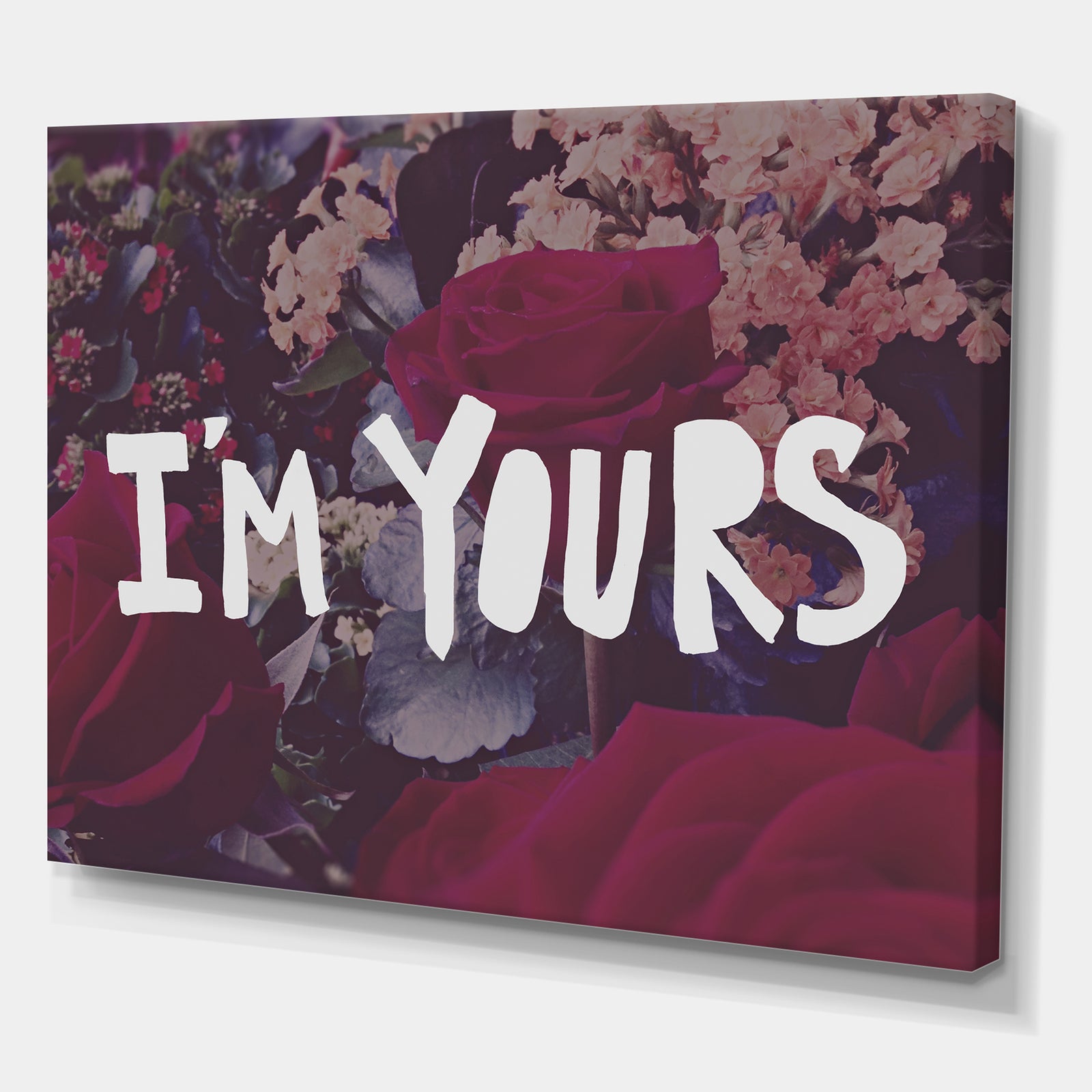 I Am Yours - Cottage Canvas Artwork