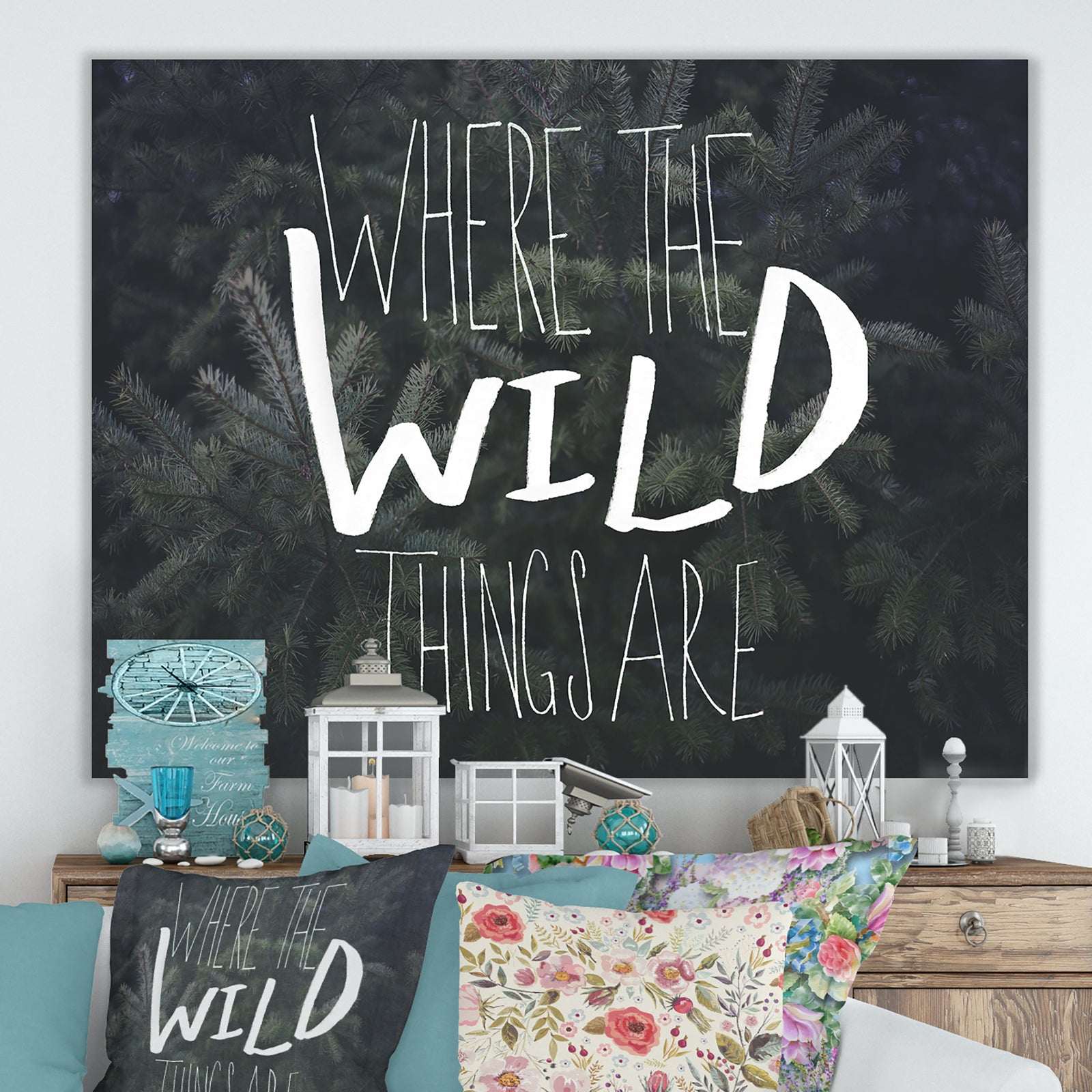 Where the Wild Things Are - Cottage Gallery-wrapped Canvas