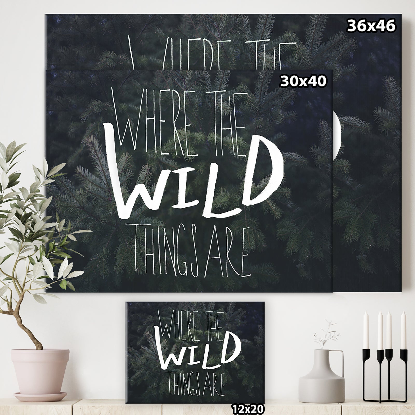 Where the Wild Things Are - Cottage Gallery-wrapped Canvas