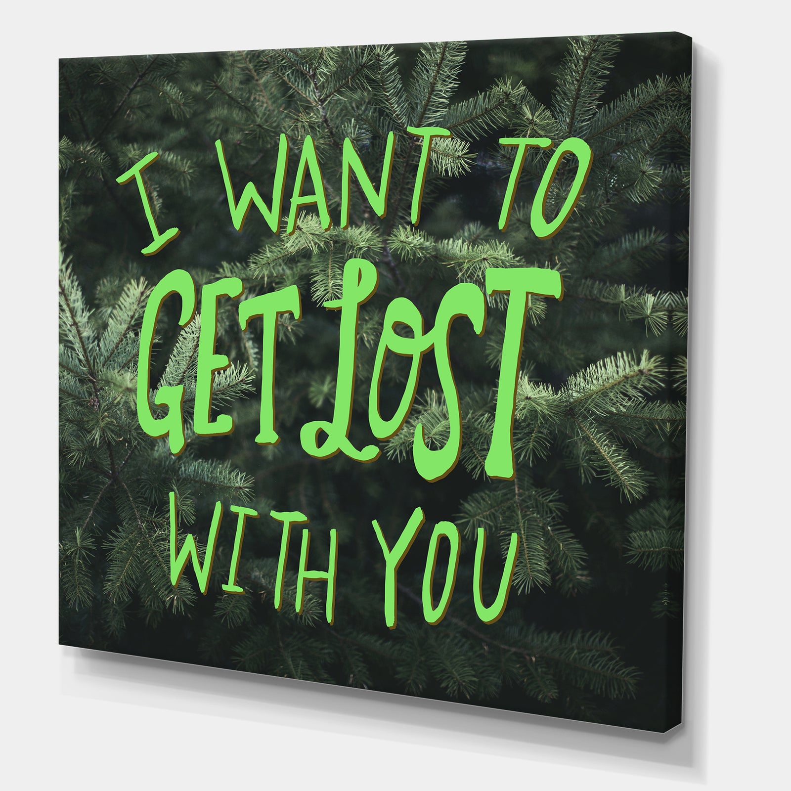 I Want To Get Lost With You - Cottage Gallery-wrapped Canvas