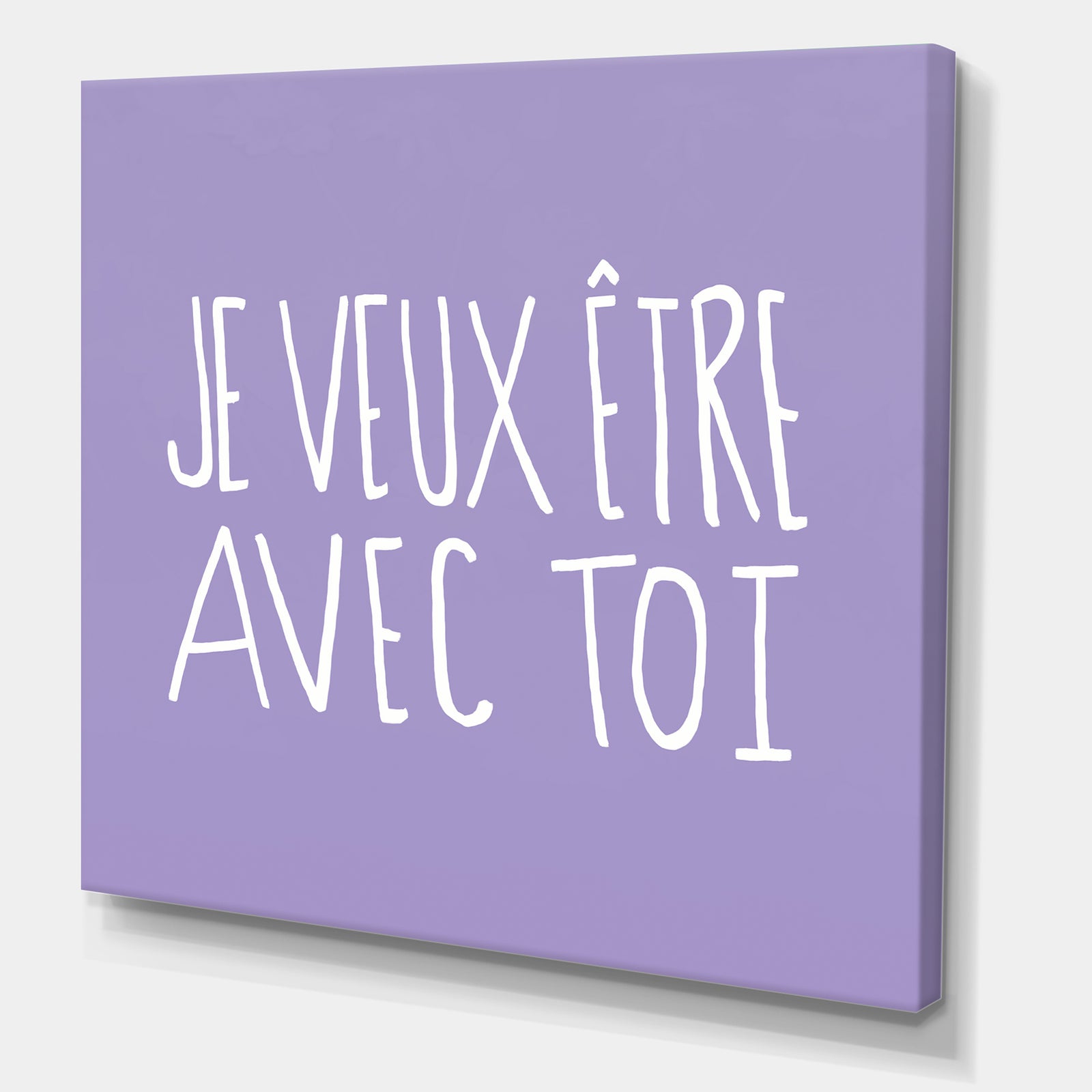 Je Veux Etre Avec Toi - Cottage Canvas Wall Art