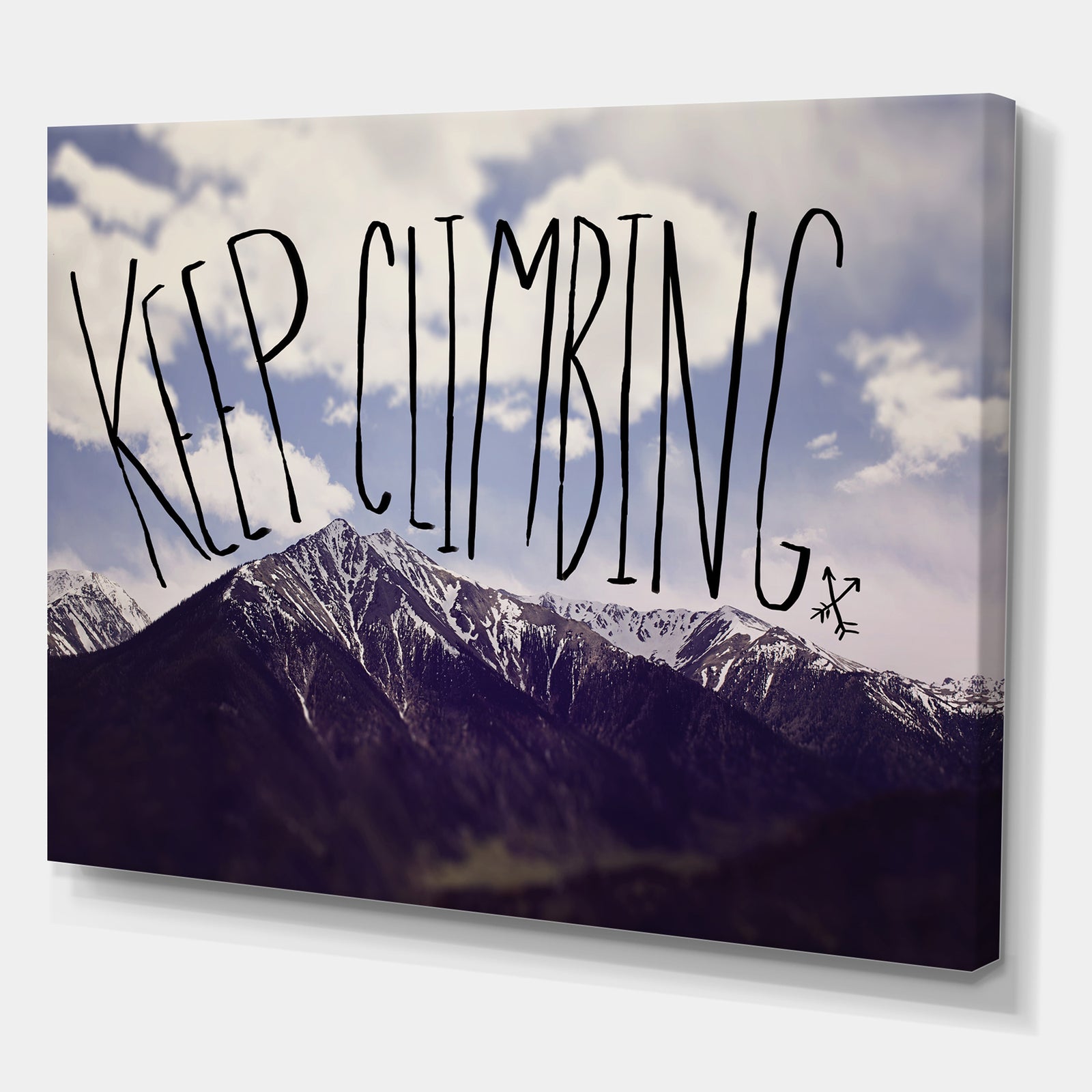 Keep Climbing - Cottage Canvas Art Print