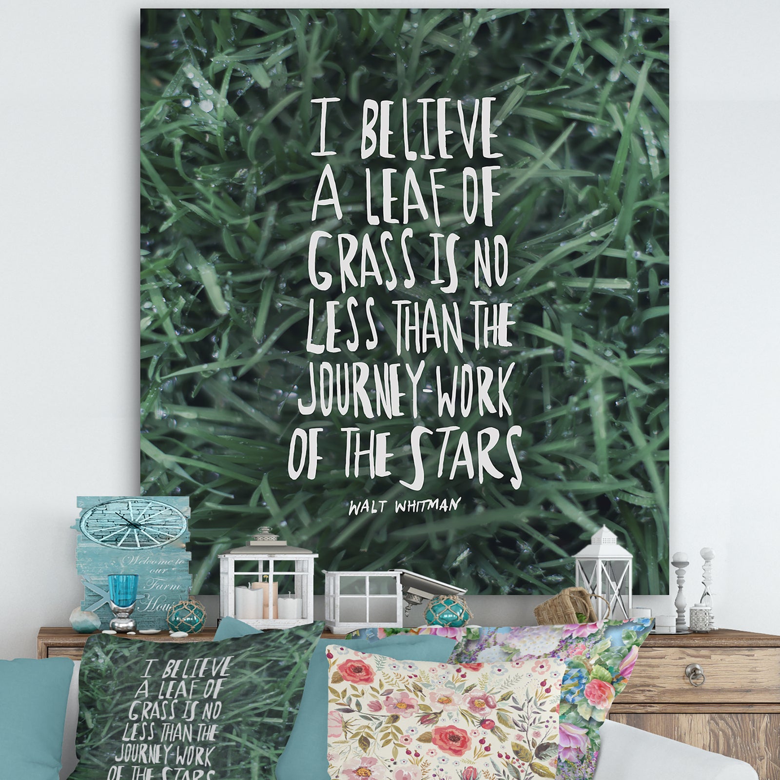 Leaf Of Grass - Cottage Gallery-wrapped Canvas