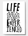 Meaning of Life - Cottage Canvas Artwork