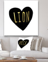 Lion Heart - Glam Premium Canvas Wall Art