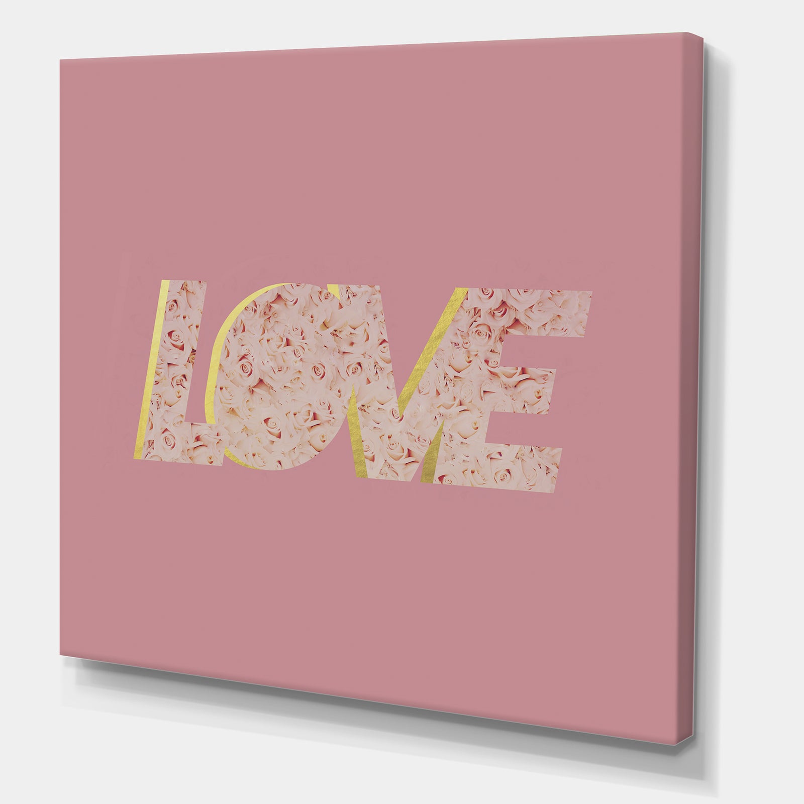 Love in Roses - Cottage Canvas Art Print
