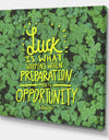 Luck Is What Happens When... - Cottage Gallery-wrapped Canvas