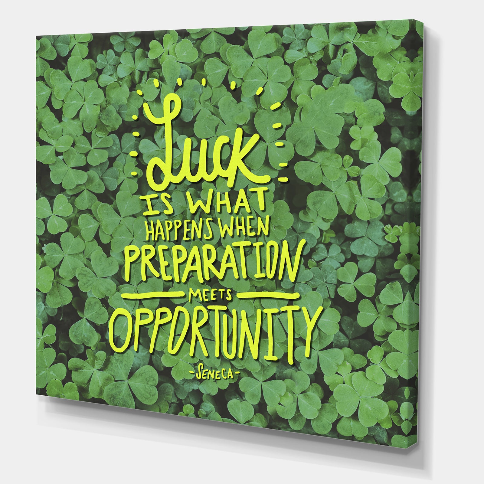Luck Is What Happens When... - Cottage Gallery-wrapped Canvas