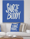 Snuggle Buddy - Cottage Canvas Wall Art