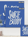 Snuggle Buddy - Cottage Canvas Wall Art