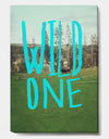 Wild One - Cottage Canvas Artwork