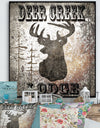 Lodge Deer Creek Lodge - Cottage Premium Canvas Wall Art