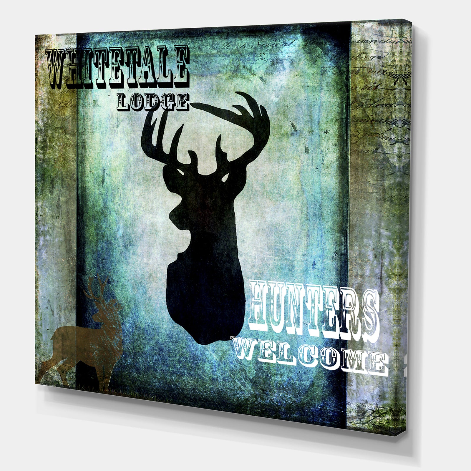 Lodge Whitetale Lodge - Cottage Canvas Wall Art