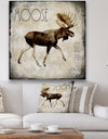 Moose Lodge 2 - Cottage Canvas Artwork