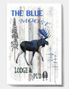 The Blue Moose - Cottage Gallery-wrapped Canvas