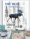 The Blue Moose - Cottage Gallery-wrapped Canvas