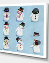 The Melting Snowmen - Modern & Contemporary Premium Canvas Wall Art