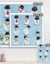 The Melting Snowmen - Modern & Contemporary Premium Canvas Wall Art
