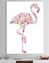 Flamingo Composition of Flamingo - Cottage Canvas Wall Art