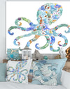 Octopus Made Of Octopus - Nautical & Coastal Canvas Art Print