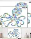 Octopus Made Of Octopus - Nautical & Coastal Canvas Art Print