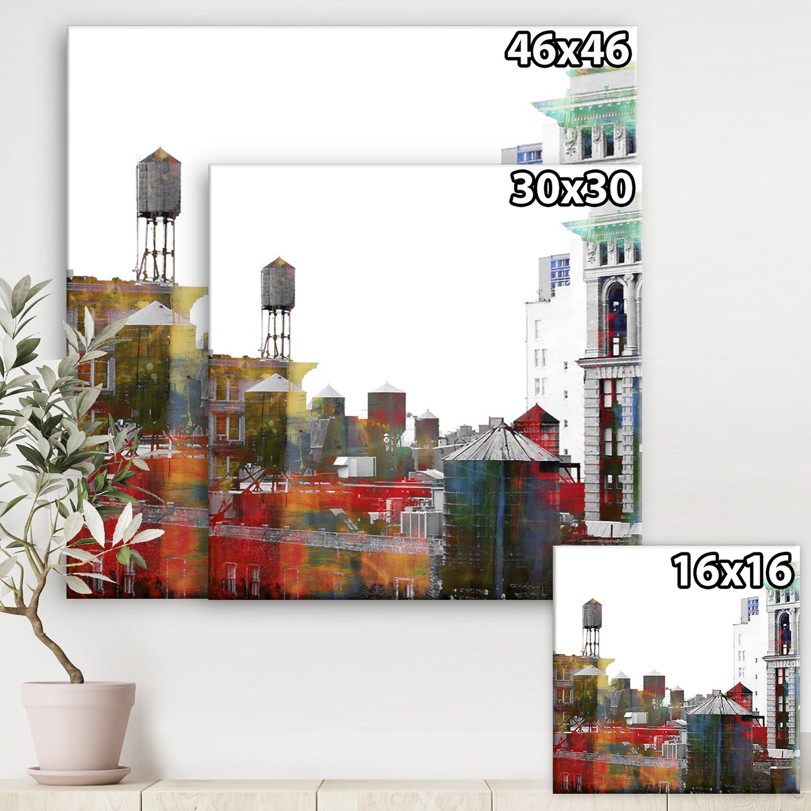 Where The Streets Have No Name - Traditional Canvas Art Print
