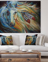 Breaking Dawn Indian War Horse - Cottage Canvas Art Print