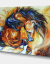 Dance Of The Wild One - Cottage Premium Canvas Wall Art