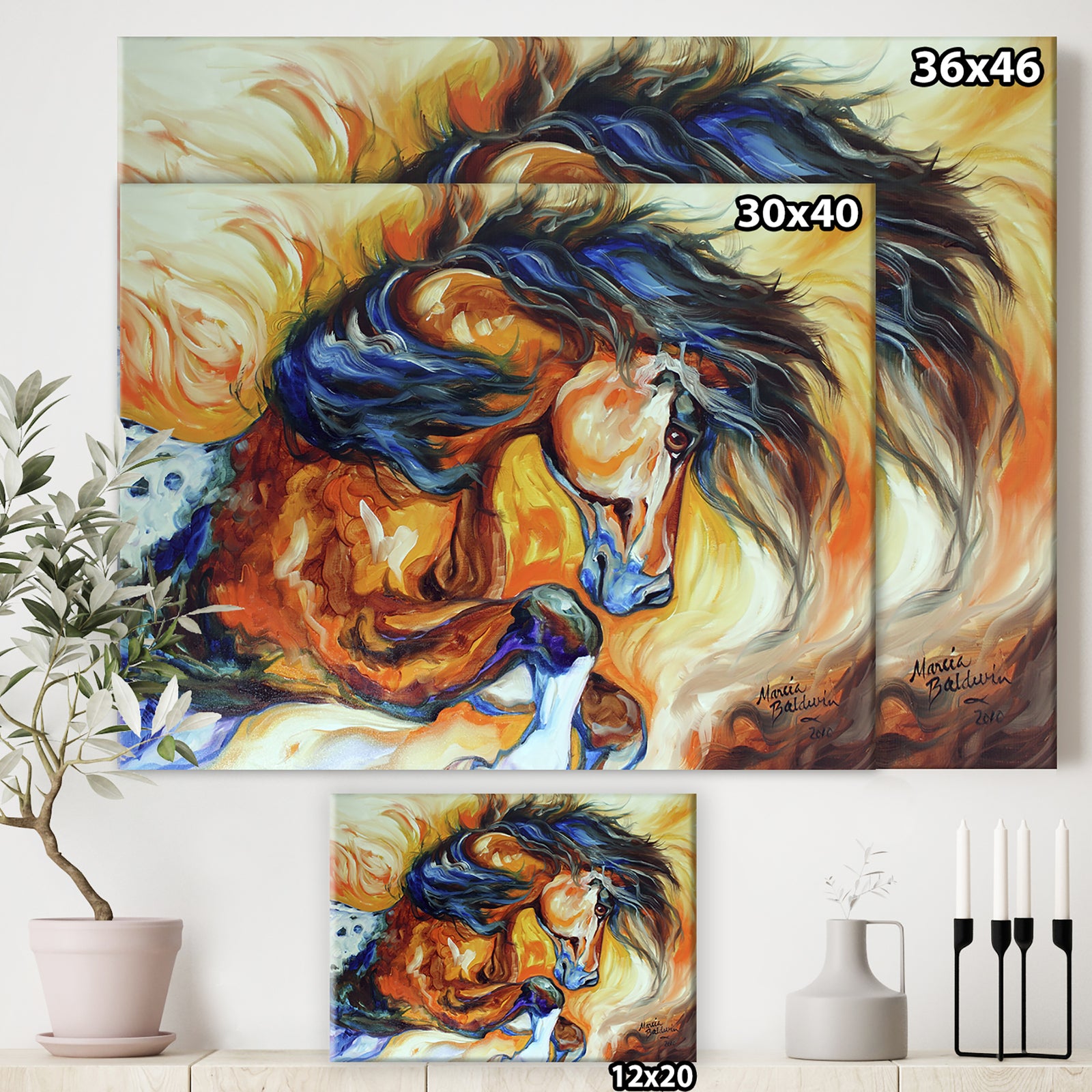 Dance Of The Wild One - Cottage Premium Canvas Wall Art