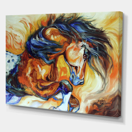 Dance Of The Wild One - Cottage Premium Canvas Wall Art