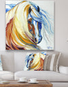 Gypsy Vanner Dream - Cottage Gallery-wrapped Canvas